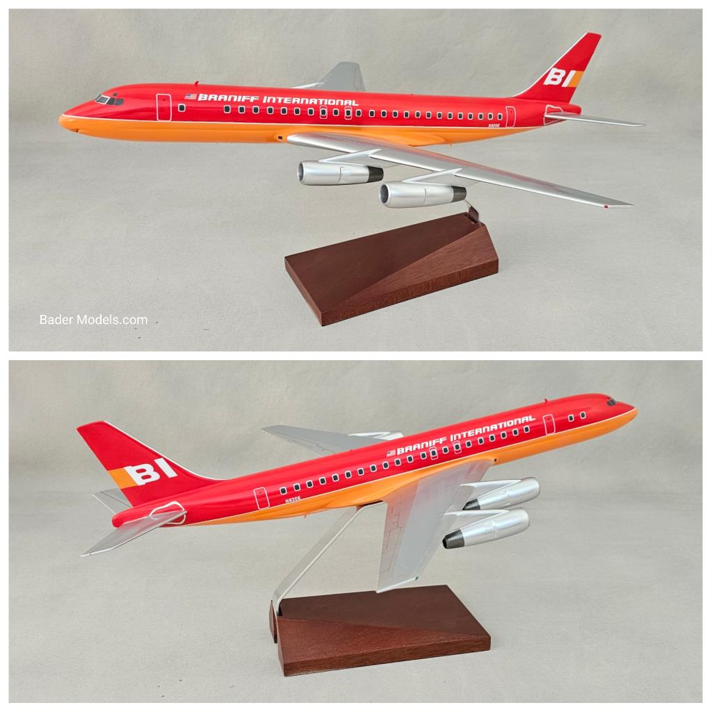 Braniff International - DC-8-54 (1:100)